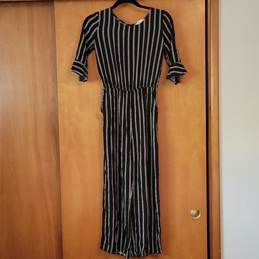 LAST CHANCE...Black and white jumpsuit